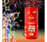 Fireworks Bubble Machine,Portable Bubble Maker for Kids,Soap Bubble Machine with LED Lights,Automatic Sparklers Blower Toys,For Party Birthday Wedding Bonfire Night Chinese New Year