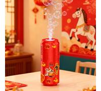 Fireworks Bubble Machine with Colorful LED Lights, Automatic Bubble Blower Firework-Inspired, Portable for Kids Party Wedding Chinese New Year Bonfire Night