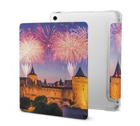 Fireworks Carcassonne Castle France Compatible with iPad Pro 2020/iPad 2020/2020 Air 4/Pro 2021 Protective Case