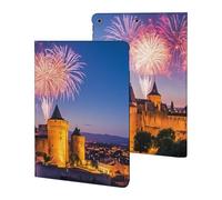 Fireworks Carcassonne Castle France Compatible with iPad Protective Case ipad 2019/2020/2021(10.2in)