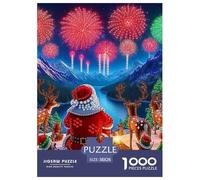 Fireworks Celebration 1000 Pieces Jigsaw Puzzles For Adults Family Challenge Toys Stress Relieving Entertainment Exercise The Memory of The Brain for Adults And Kids, Age 12 Years Up 38x26cm/1000pcs