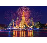 Fireworks City Night View Posters - Jigsaw Art Picture - Colourful - Family'S Educational Toys - Elderly Memory Cognition Games - 1000 Pieces - - Kw65Zk