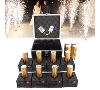 Fireworks Controller, 8 Cold Firework Receivers, Stage Jet Trigger, with Wireless Remote Control, Suitable for Weddings, Performances and Other Stages, Fireworks Not Included