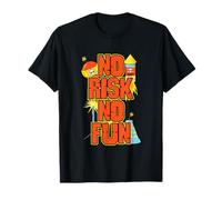 Fireworks Cracker Pyro Explosion Pyrotechnics Pyromanic Rocket T-Shirt