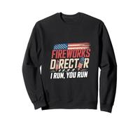 Fireworks Director I Run You Run Independence Day Graphic Sweatshirt