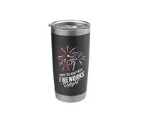 Fireworks Director Ignite The Night with Fireworks Delight Stainless Steel Insulated Tumbler