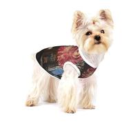 Fireworks in the sky Premium Dog Tshirt - Soft 100% Cotton Ropa Para Perros, Perfect for Small to Medium Dogs, Stylish and Comfortable Shirts for Dogs L