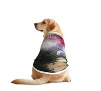 Fireworks Inside The Arch Dog Shirt Vest Dog Clothes- Breathable Cooling for Big Dogs, Sun Protection Comfort Wear for Golden Retriever, Husky, Alaska Outdoor Activities XX-Large