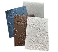 Fireworks Love 3D Textured Embossing Folders for Card Making,Paper Crafts ImpressionsTemplate for Scrapbooking(5 * 7inch)，02