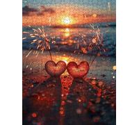 Fireworks Love Jigsaw Puzzle 2000 Piece, Puzzles for Adults 2000, The Impossible Challenge, Jigsaw Puzzle Games Classic Educational, Wooden Puzzles, for Home Wall Decoration Gift FNKL1-1091