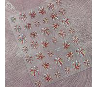 Fireworks Nail Stickers, Rainbow Silver Pink Blooming Firework Nail Art Decals Decoration