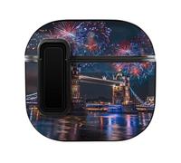 Fireworks over The Tower Bridge London Britain UK Case Compatible with AirPods 4 Hard Earphone Case Protective Cover