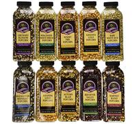 Fireworks Popcorn Gourmet Popping Corn - Case of 15 oz. Bottles, A Variety Pack of 10 Bottles