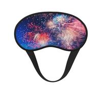 Fireworks Print Comfort Eye Mask for Sleeping Light Blocking Nap for Travel Yoga Camping Night Sleep