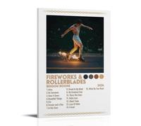 Fireworks & Rollerblades by Benson Boone Anti Splash Art Posters Living Room And Bedroom Hanging Paintings Suitable for Multiple Scenarios No Need for Punching Easy to Install Suitable for Gifts And P