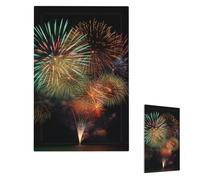 Fireworks Wall Plate Cover Modern Decorative 1 Gang Light Switch Cover Unbreakable Receptacle Outlet Covers For Living Room Bedroom Home Decor Single Blank