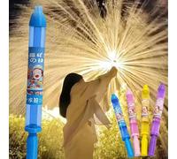 Fireworks Water Gun, Fireworks Sprinkler, High Pressure Pull-Out Sprinkler Spray Toys, Romantic Firework Style Water Spray Toy for Couples, Family Friends Interactive Pool Game (Blue)