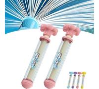 Fireworks Water Gun, Water Sprayer for Children and Adults, Romantic Fireworks Water Splash Toy for Summer, Swimming Pool, Beach, Party Game (Pack of 2, Pink + Pink)