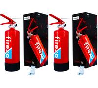 Firexo All in One Fire Extinguisher (2 Litre / 2 kg) - Multipurpose Extinguisher for ALL FIRES inc. Li-ion Battery Fires! - Safety & Emergency Equipment for Home, Kitchen, Fireplace, Grill, Caravan