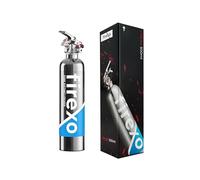 Firexo All in One Stainless Steel Fire Extinguisher 500ml Chrome - Multipurpose Extinguisher for ALL FIRES inc. Li-ion Battery Fires! - Emergency Safety Equipment for Home Car Indoor/Outdoor