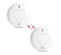 Firexo fxo Interlinked Smoke Alarm for Home&Office - Wireless Optical Smoke Detector Alarm with 10Year Tamper Proof Battery - Can be Interlinked with fxo Carbon Monoxide & Heat Alarm (sold separately)