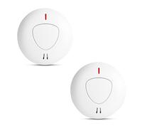 Firexo fxo Standalone Optical Smoke Alarm (Pack of 2)-Smoke Detector with 10 Year Tamper Proof Battery & Loud Alarm -Smoke Alarm for Kitchen, Home, Office &Garage-Easy to Install, No Wire Installation