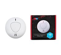 Firexo fxo Standalone Optical Smoke Alarm - Smoke Detector with 10 Year Tamper Proof Battery & Loud Alarm - Smoke Alarm for Kitchen, Home, Office & Garage - Easy to Install, No Wire Installation