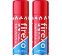 Firexo Mini - Multipurpose All-in-One Fire Extinguisher for Home, Kitchen, Car, Garage, Boat, Caravan, Campervan, Camping, Household Domestic Small Fire Extinguisher (Pack of 2)