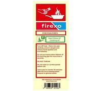 Firexo Sign for Pan Fire Extinguishing Sachet - Photo-Luminescent Fire Sachet Signs for Kitchens & Restaurants - Informative Board Sign for Fire Safety