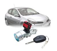 Fireyouracing Ignition Lock Switch Replacement Part Engine Start-up Kit Ignition Lock Barrel Starter Switch 8200214168 Compatible with Trafic MK3 2014-2018; Kangoo MK2 2009-2018; Clio MK3 2005-2012