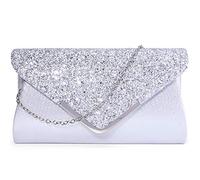 FIRGDAZ Women's Clutch Bag, Shoulder Bag, Large Capacity Evening Bag, 3-Way Wedding Bag, Crossbody Wear, Women's, After-Party, Formal Large, Fashion, Receptions, Thank You Parties, Birthdays, School