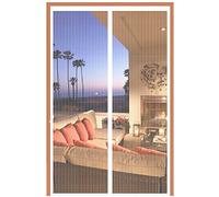 FIRGUNY Magnetic Screen Door Fits Door Size 36 x 80 Inch, Screen Size 38"x 81", Door Screen Magnetic Closure Heavy Duty, White Fiberglass Mesh Screen Doors Magnets for Patio Doorway, Full Frame Velcro