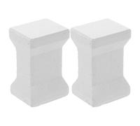 Firing Support Bracket White Silicon Carbide 2pcs for Kiln Shed Board