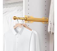 FIRJOY Valet Rod for Closet Pull Out (Gold)
