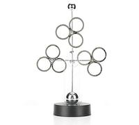 Firlar Electronic Perpetual Motion,Revolving Celestial Model Kinetic Art Craft Desk Decoration Office Decor Educational Science