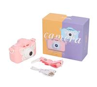 Firlar Kids Camera,Portable Video Camera for Kids with 20MP Pink Cartoon Style,Toddler Digital Cameras, Video Recording Easy Operation Kids Camera for Photo Game Outdoor