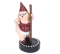 Firlar Pole Dancing Gnome Statue Garden Gnome Statues,for Patio Garden Yard,Decorative Lifelike Resin Pole Dance Gnome Collectible Figurine Gnome Figurine