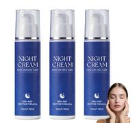 Firm and Restore Formula Night Cream,Hydrating Anti-Wrinkle Moisturiser for Neck & Face,Hydrating & Firming Overnight Skin Care for All Skin Types. (3Piece)