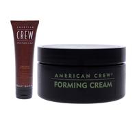 Firm Hold Gel and ming Cream Kit by American Crew Men - 2 Pc Kit