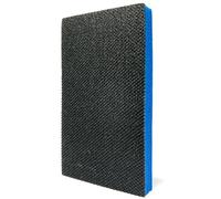 Firm Sanding Sponge Interface Pad for Hand Block Sanders, Ideal for Sanding Round & Curved Surfaces, Size 125mm x 70mm, Tough Hook & Loop Interface, No Extractor Holes for Even Abrasion