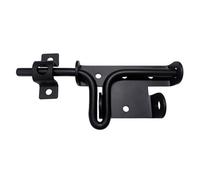 Firm Steel Sliding Door Screw Clasp Bidirectional Plan Hook Consistent for Strengthened Security on All Door Varieties Black Securitylock