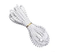 Firm Vertical Venetian Blind Roller with Bead Chain for Smooth Operation and Long Lasting Performance on Window Blinds (Is transparent)