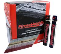 Firmahold First Fix Framing Straight Shank Bright Nails with Gas 90mm Pack of 2200