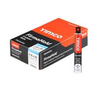 Firmahold Gun Nails with Gas Framing fit Paslode IM350 + 50mm 63mm 75mm 90mm (A2 Stainless - 2.8x50-1 Gas - 1100 pcs)