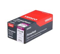 Firmahold Gun Nails Without Gas Framing fit Paslode IM350 + 50mm 63mm 75mm 90mm (Galvanised, 3.1x90-1100pcs)