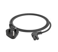 FIRMERST 1 Metre UK Figure of 8 Power Cable IEC320 C7 to BS 1363,Black