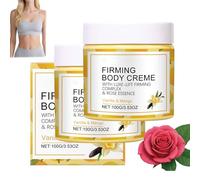 Firming Body Cream With Vanilla Perfume,Hydrating Moisturizer For Dry,Luxurious Vanilla Body Cre/am,Mango Scented Body Oil & Cream Duo,Anti-Aging Treatment Lotion With,Dry Skin Treatment (2 PCS)