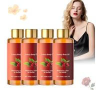 Firming Body Oil, Body Repair Treatment Oil, Women'S Moisturizing Body Oil, Firming Body Lotion, Suitable For Loose Skin Arms, Thighs And Abdomen, Making The Skin Shiny And Smooth (4PCS)