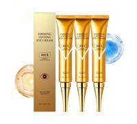 Firming Lifting Eye Cream, Dark Circle Correcting Treatment, Diminishes Puffiness and Under Eye Bags, Anti-Aging Care for Fine Lines, Brightening Eye Serum, Gentle for Delicate Skin. (3PCS)