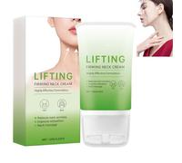 Firming Neck Cream with Double Roller, Hydrating Neck Tightening Cream for Crepey Skin, Reduce Fine Lines & Double Chin, Lift Sagging Skin, Moisturizing and Nourishing, Improves Elasticity (1pcs)